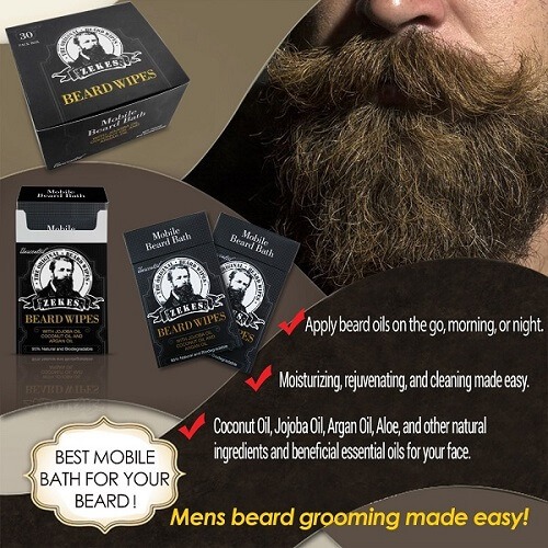 Zekes Original Beard Wipes HuntSimply
